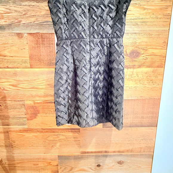 Amanda Uprichard ArelyBlack Pleated/Woven Strapless Mini Dress , NWT - Picture 5 of 13